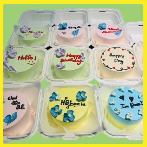 Bento Cake - Bánh kem mini siêu cute